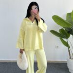 Alexi Polo Yaka Triko Takım - Sarı