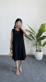 Alinn Aerobin Şehir Boy Elbise - Siyah - Görsel 5