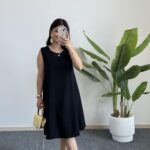 Alinn Aerobin Şehir Boy Elbise - Siyah