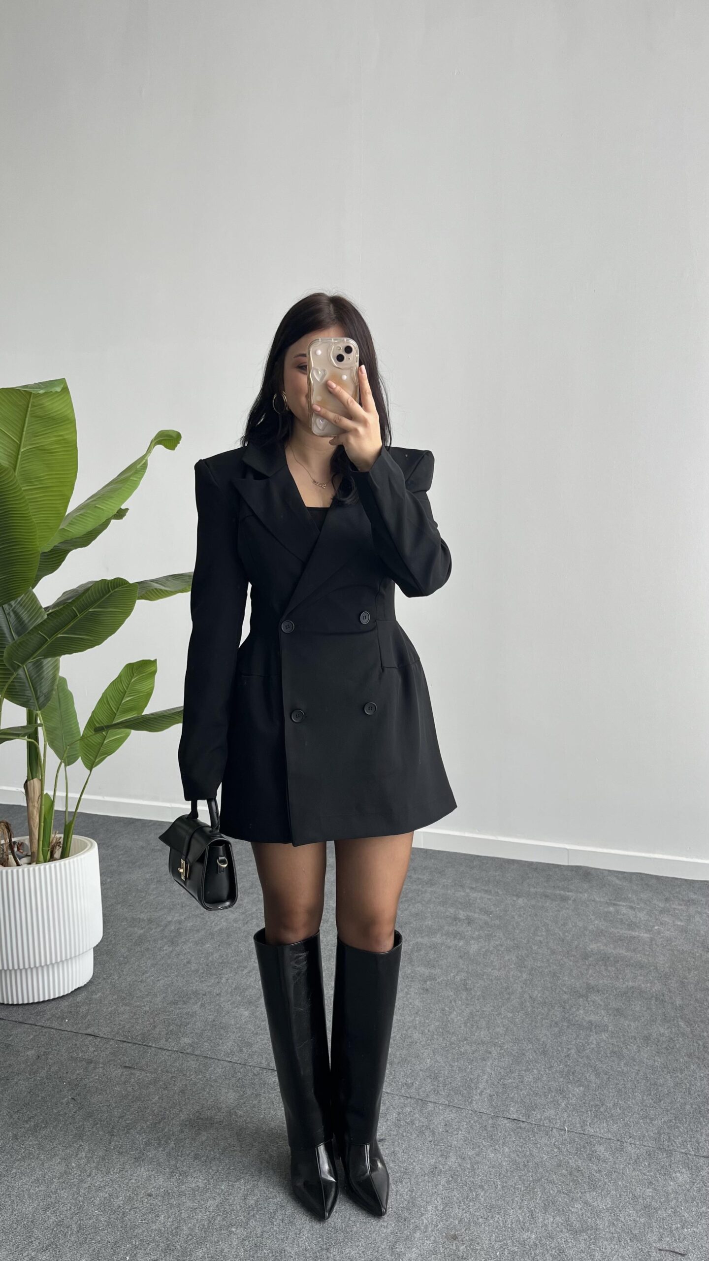 ayoss-kruvaze-ceket-elbise-c-d330.jpeg Ayoss Kruvaze Ceket Elbise - Görsel 1