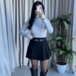 Balıkçı Yaka Kaşkorse Gri Body