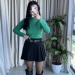 Balıkçı Yaka Kaşkorse Yeşil Body