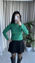 Balıkçı Yaka Kaşkorse Yeşil Body - Görsel 4