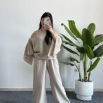 Bella İkili Pamuk Takım - Taş