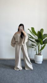 Bella İkili Pamuk Takım - Taş