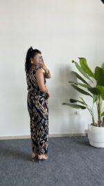 Brode Desenli Bürümcük Tulum - Mavi - Görsel 7