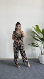 Brode Desenli Bürümcük Tulum - Yeşil - Görsel 4