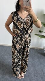 Brode Desenli Bürümcük Tulum - Yeşil - Görsel 8