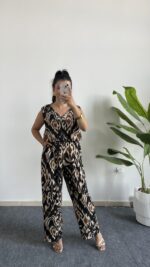 Brode Desenli Bürümcük Tulum - Yeşil - Görsel 2