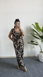 Brode Desenli Bürümcük Tulum - Yeşil - Görsel 3