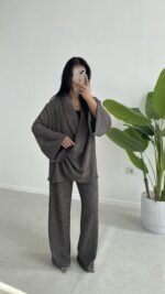 Carley İkili Takım - Gri - Görsel 4