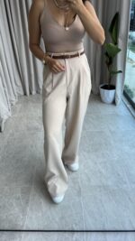 Casa Krem Palazzo Pantolon - Görsel 6