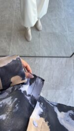 Amy Saten Gömlek - Görsel 5