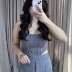 Gri Korse Görünümlü Askılı Takım