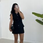 Jessy Takım Görünümlü Elbise - Siyah