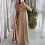 Kahverengi Lena Elbise