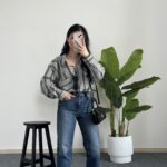 Katre Garnili Bambu Gömlek - Gri