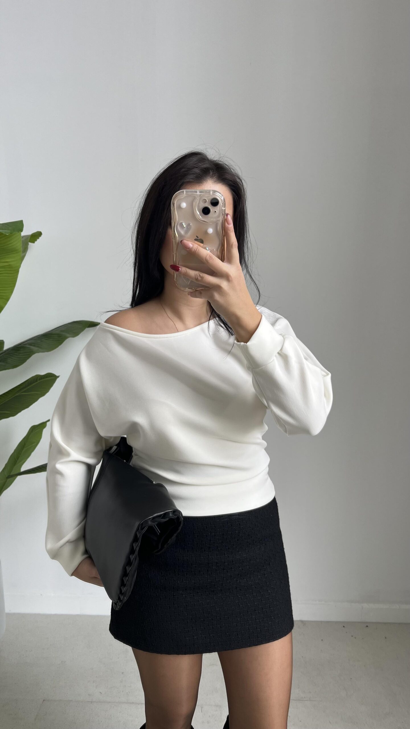 kayik-yaka-oysho-bluz-ekru-02e3a9.jpeg Kayık Yaka Oysho Bluz - Ekru - Görsel 1