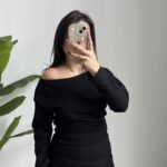 Kayık Yaka Oysho Bluz - Siyah