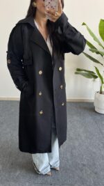 Laura Trençkot - Siyah - Görsel 5