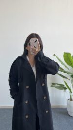 Laura Trençkot - Siyah - Görsel 2