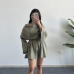 Lemas Bluz Şort Takım - Haki