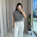 Lora Gri Sakallı Triko