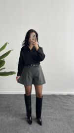 Marka Model Kaşe Şort - Görsel 5