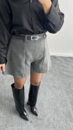 Marka Model Kaşe Şort - Görsel 4