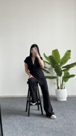 Kate Yelek Pantolon Takım - Siyah - Görsel 4