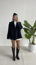 Martin Tasarım Ceket - Lacivert - Görsel 7