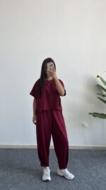 Moon Modal Takım - Bordo - Görsel 4