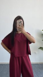 Moon Modal Takım - Bordo - Görsel 5