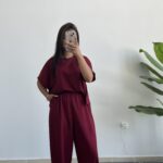 Moon Modal Takım - Bordo