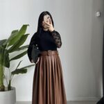 Oslo Kemerli Elbise - Kahve