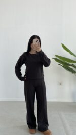 Palton Selanik İkili Takım - Kahve - Görsel 2