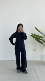 Palton Selanik İkili Takım - Lacivert - Görsel 2