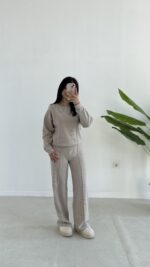 Palton Selanik İkili Takım - Taş