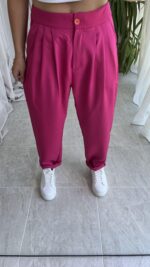 Parla Fuşya Şalvar Pantolon - Görsel 4