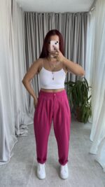 Parla Fuşya Şalvar Pantolon