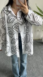 Pattaya Keten Gömlek - Kahve - Görsel 4