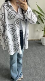 Pattaya Keten Gömlek - Kahve - Görsel 7