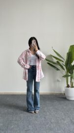 Pattaya Keten Gömlek - Turuncu