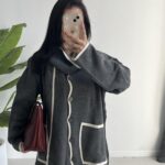 Pinterest Atkılı Triko Hırka