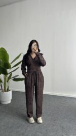 Polera İkili Takım - Kahverengi - Görsel 5