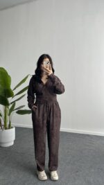 Polera İkili Takım - Kahverengi - Görsel 7