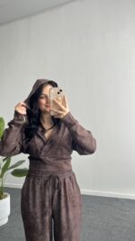 Polera İkili Takım - Kahverengi - Görsel 6