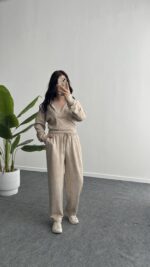 Polera İkili Takım - Taş