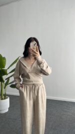 Polera İkili Takım - Taş - Görsel 2