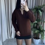 Polo Yaka Kahve Triko